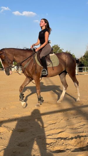 Sarah Elshamy Instagram - And yeah it feels like flying! 🐎
Starting my journey with @horsera_team thank you for everything!