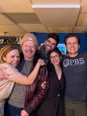 Sarah Hyland Instagram - my sweet sweet @sarahhyland & the entire company of @justintimebway blew the roof off of circle in the square. so proud. š«¶š»š