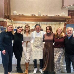Sarah-Jane Mee Instagram - Pre Christmas Christmas catch up! Kicking of festivities early with some of my festive favourites @charlottehawkins1 @natalie_pinkham @gallacherkirsty @mrnickperry @charweath - delicious on every level @corinthialondon new Mezzogiorno - is definitely on the nice list - what a treat to meet and eat the food of the brilliant @chef_francescomazzei #chefstable #yeschef
The hotel is looking SO festive…like stepping into a Christmas classic ❤️ ⭐️
December I’m ready for you 🎄🎅🏻