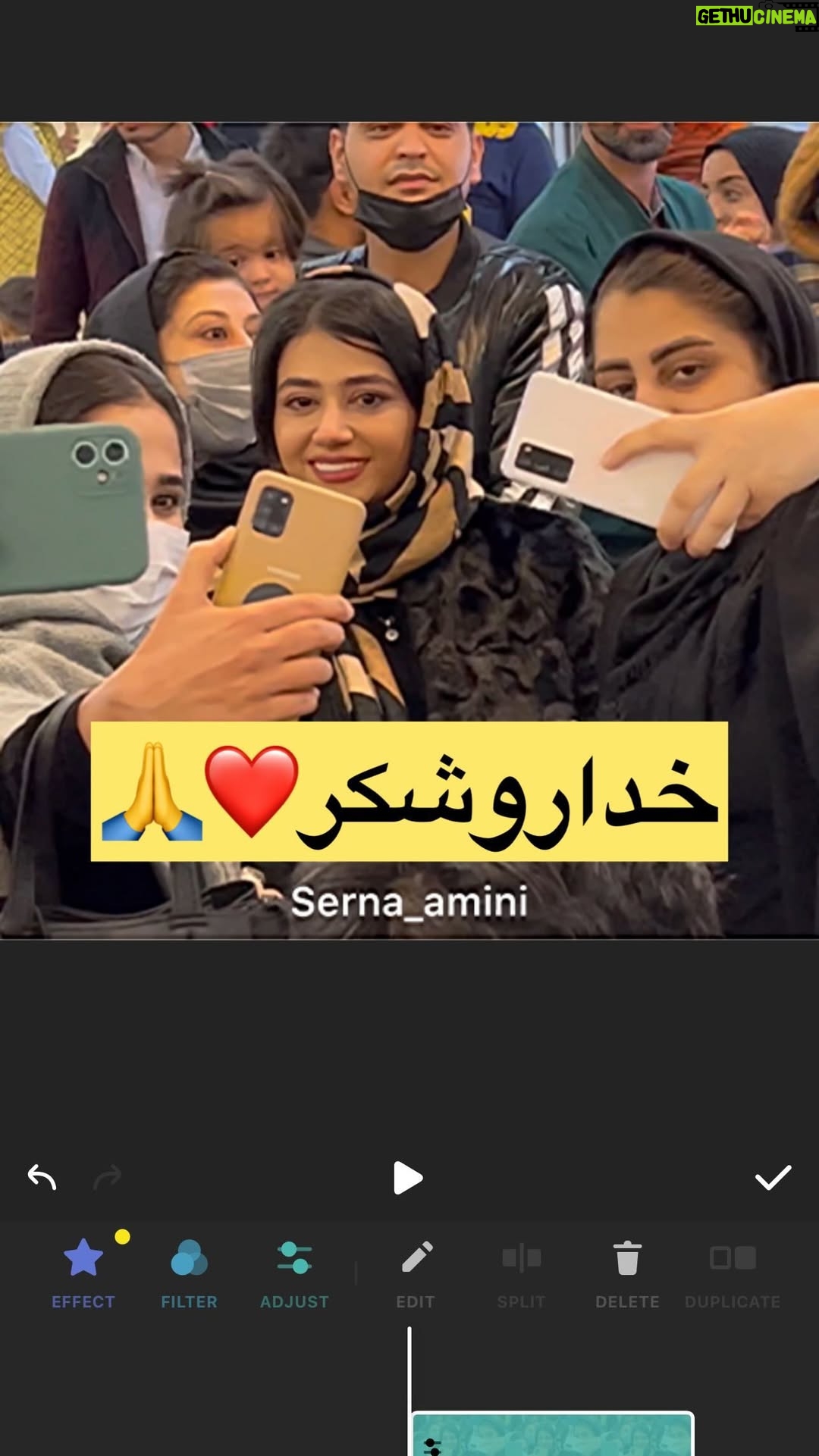Serna Amini - 1.8 Million Likes - خدایا ممنونم🙏❤️
بابت این همه عشقی که بهم دادی 
همراهتم ، همراهم باش …❤️
بماند به یادگار …

@serna_amini