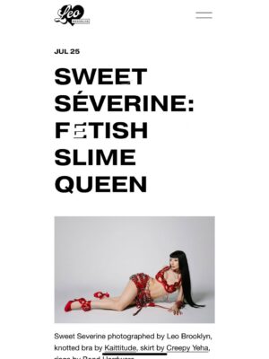 Séverine Instagram - @leobrooklynbaby met up with me in
NYC to shoot one of my favourite designers @creepyyeha and chat my shït about @gutter.live, my career in general and what inspires me. 

You can read it on her blog 🔗

Fashion: @creepyyeha @kaittitude @bondhardware