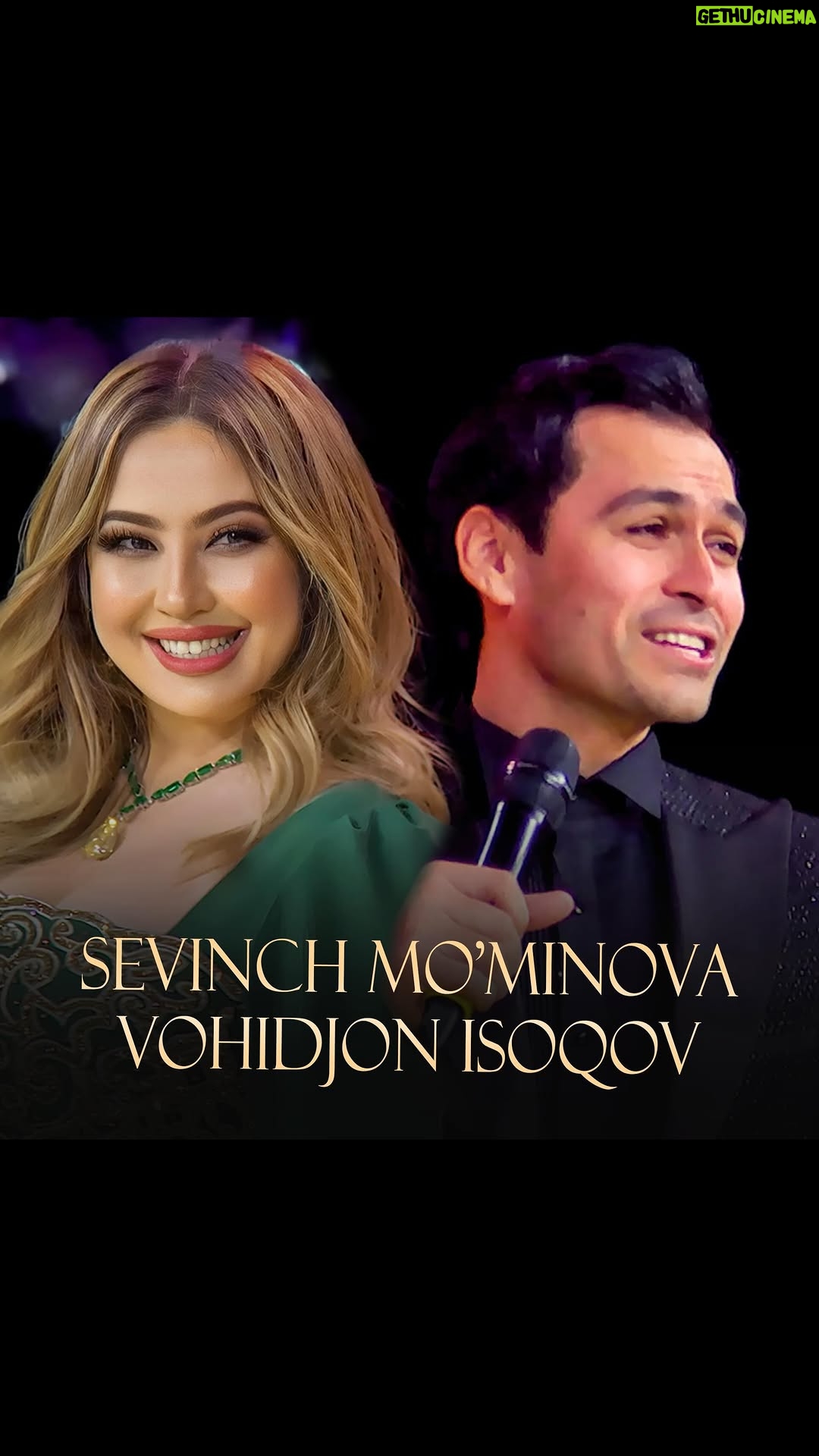 Sevinch Mo'minova - 113.3K Likes - #MUSIC 
🥰 Sevinch Mo’minova va Vohidjon Isoqov ijrosidan bahramand bo’ling 🎵