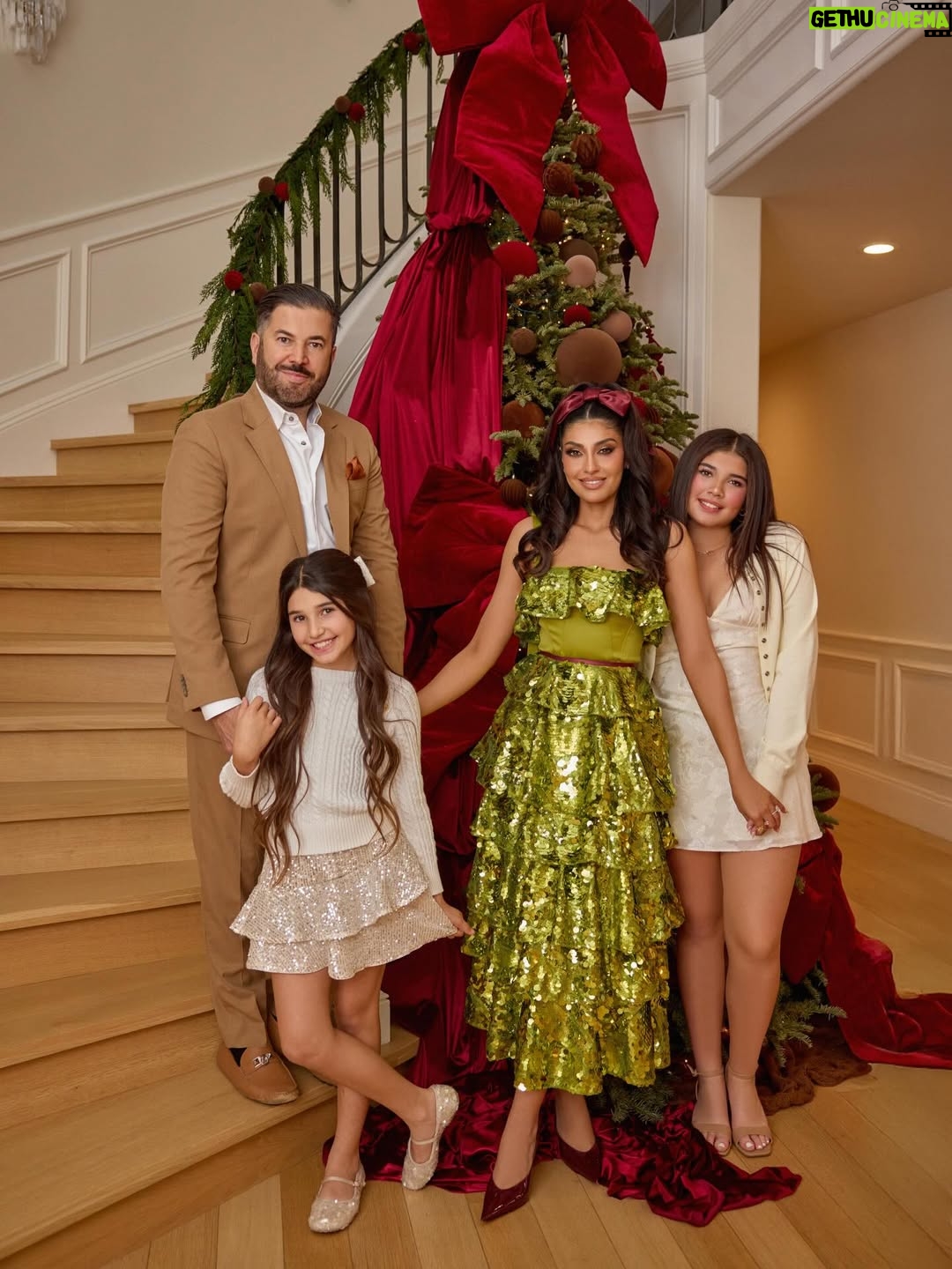 Seyedeh Tina Sadri - 10.9K Likes - Merry Christmas & Happy Holidays from our family to yours 🎄❤️thank you for all the love & support 💫#christmas2025