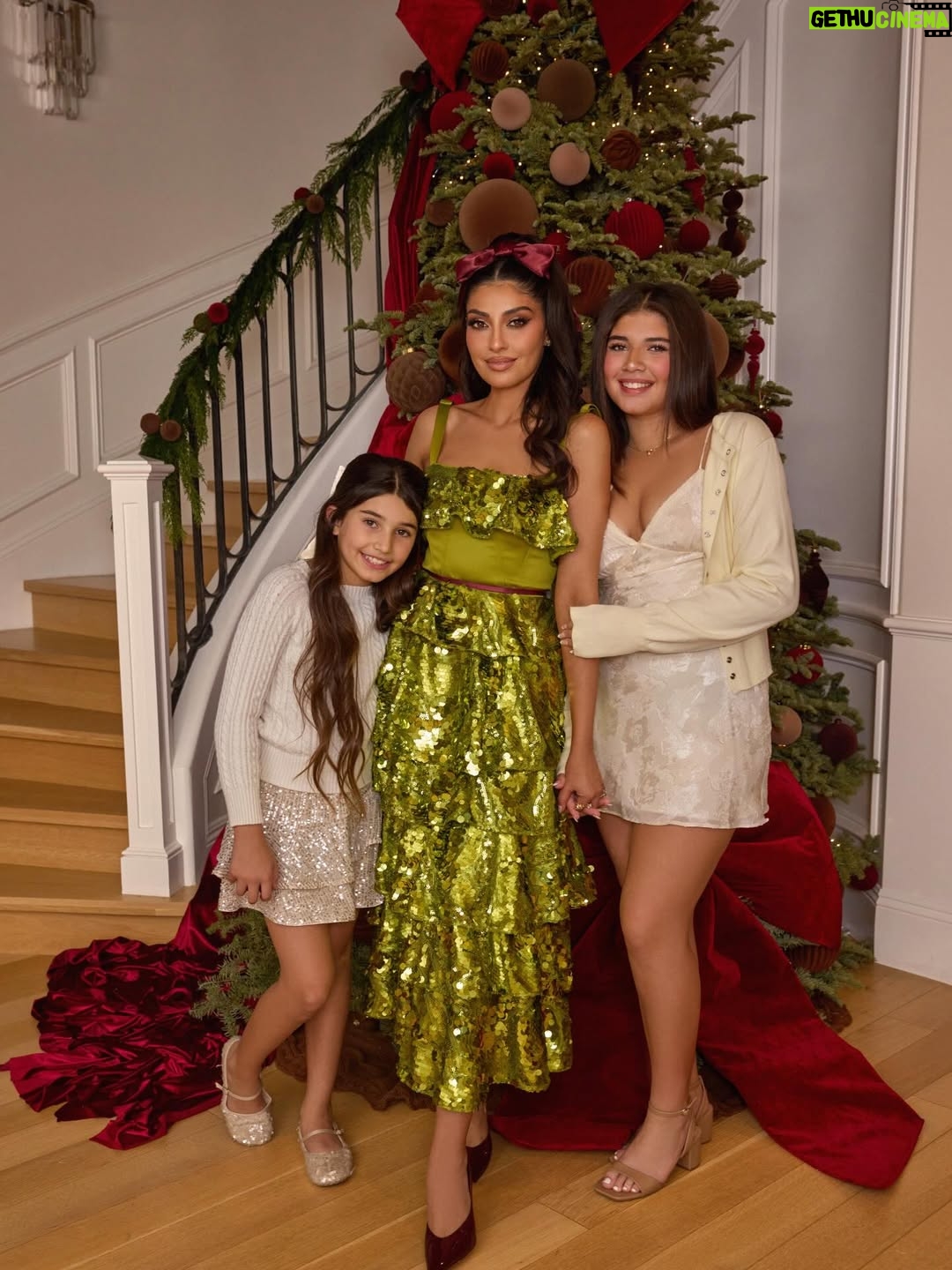 Seyedeh Tina Sadri - 10.9K Likes - Merry Christmas & Happy Holidays from our family to yours 🎄❤️thank you for all the love & support 💫#christmas2025