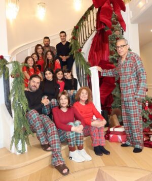 Seyedeh Tina Sadri Instagram - Christmas Eve Blessings 🎄❤️✨wishing you all an amazing Christmas Day tomorrow 💫
Special thanks to @minehkhodagholian for this amazing spread & delicious food. 
The beautiful and yummy cake @cinderellacakes .