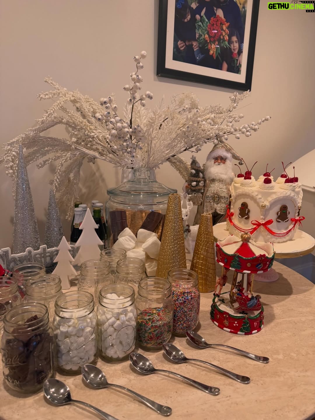 Seyedeh Tina Sadri - 11.5K Likes - Christmas Eve Blessings 🎄❤️✨wishing you all an amazing Christmas Day tomorrow 💫
Special thanks to @minehkhodagholian for this amazing spread & delicious food. 
The beautiful and yummy cake @cinderellacakes .