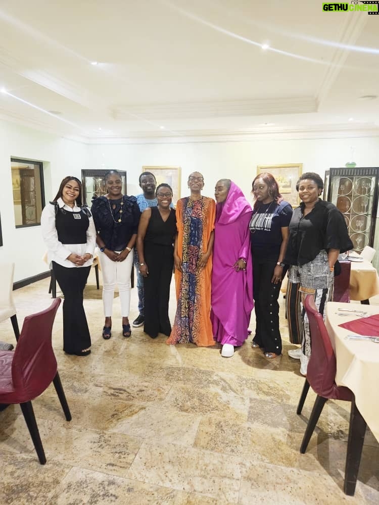 Shaffy Bello - 3 Likes - Yesterday was Beautiful. 🙏🏾🎂☮️
Seated at the table were some of her loved ones she curated in a haste to celebrate with her. 
The undeniable Amazon we call OPEYEMI ADAMOLEKUN 💕 @yemiagrace 
The (just exited director of #eie “Enough is Enough” Nigeria)
A VISIONARY LEADER. 
A CHANGE CHAMPION. 
A NATION BUILDER. 
A VOICE FOR THE CITIZENS!
A JESUS BABY GIRL💕
Last year she turned 50🎉 and God was at the center of it all. 
This year at 51…God revealed himself to us at the table with a verse by @tybello that HE “God is into Craftsmanship” (even Cameras 😁IYKYK) you had to be “at the table”……

I Love you Yemi. Thank you for the moments we share together INTENTIONALLY. Thank you for being one of those people I may not see often but when I do…We Pour into one another. 
I ALWAYS leave “Balanced” and motivated with you. For that I am grateful. (Because …No be today ooo! E don tay 😁)

Happy Birthday darling 🎂🍾🥂🎉💕
Here’s to “More” 
To the Next Chapter
To Purpose. 
To Fulfillment. 
…and to the road that may have detours, but will eventually lead us to Our Father’s House. (Jesus’s House) 🍾🥂🙏🏾💕