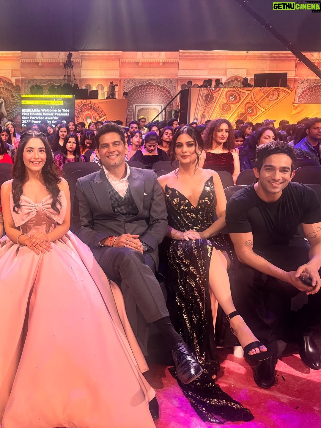 Shagun Sharma - 14.6K Likes - My first Star Parivaar Award! 🏆🧿💜🥹 
Never thought I’d receive my very first award in a " PANGEBAAZ category" but here it is. 🧿

Behind this trophy lies a long, beautiful, and challenging journey… one that my family has been a part of through every high and every low.
To my Mom and Dad @sushmasharma04 @niranjansharma348  who always stood by me, you’ve always protected me. I truly believe that when you have your parent's blessings, you’re bound to win. And this win… is just the start of many more to come. 🧿🧿🧿

To my sister @yaaneeabharadwaj  who was so confident that playing a negative character would take me places I never even imagined. You told me there shouldn’t be any second thoughts and your confidence was a very big force that derived me to think that I had to do Pari. 🧿💜
Taking up Pari was never just my decision; it was a well-thought, well-explained, and beautifully guided one thanks to @gandhi_aman_  You saw the depth and strength in the character before I did, and you pushed me to see it too. So thank you, Thankyou to that one call of yours 💜🧿

A huge thank you to @ektarkapoor  for trusting me with such a powerful role, and for always creating stories that give actors like me a chance to shine. 🥰
@balajitelefilmslimited for being my second home and making every shoot day such a joy truly 🧿🥳
@smritiiraniofficial for being such an inspiration not just as an actor, but as a person. Sorry for troubling you and @amarupadhyay_official but you how much i respect you and i am grateful to be sharing screen with you 🥹🧿

@muzzudesai i think its a blessing to have you as a director 
@khwaja_mughal13 
 @siddharttha_vankar  @aakanshashukla0803 @ananticasahir  the Entire Crew and to all my co actors it is because of all of you. This award isn’t mine alone it belongs to each one of you.

To my fans, thank you for loving Pari, even when you were supposed to hate her!
You all are my biggest motivation, and this one’s for you. I love you all 💜🧿🥳

And finally, to myself 🥰🫣thank you for not giving up. For showing up on tough days for believing that you deserve to be here. You did it. 🌟 
God am truly Grateful 🙏💜 
#ksbkbt #pari
@starplus #Spa2025