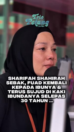 Sharifah Shahirah Instagram - Studio SINAR banjir dengan air mata @shieraijoy tadi. Tak sangka topik kenangan manis 2025 berubah menjadi air mata sebak 🥹😭🥺

Siapa ada dengar dekat radio kisah Abang Fuad dan ibundanya petang tadi? 

#PagiDiSINAR #SINARMuzikRetroTerbaik