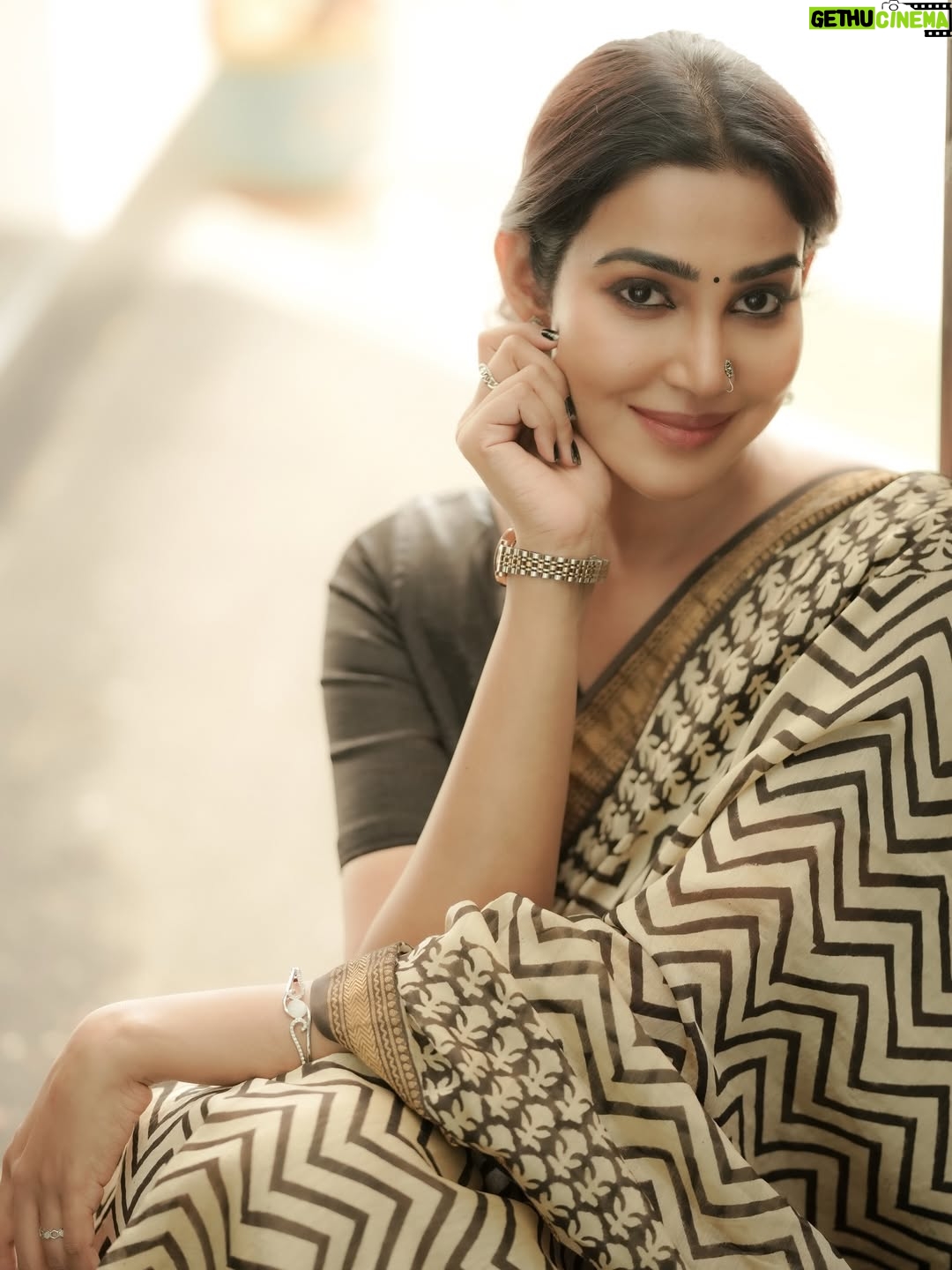 Sheriina - 10.6K Likes - Stepping into the New Year with grace, gratitude, and quiet strength. ✨
Wishing you a year filled with peace, purpose, and beautiful beginnings.
Happy New Year 🤍

Costumes - @vastrakadha.official 
Photographer - @camerasenthil 
Makeup - @ragavismakeover 
Shoot Organized by @rrajeshananda 

#newyeargrace #quietconfidence #eleganceinsimplicity 
#timelessstyle #gracefulliving