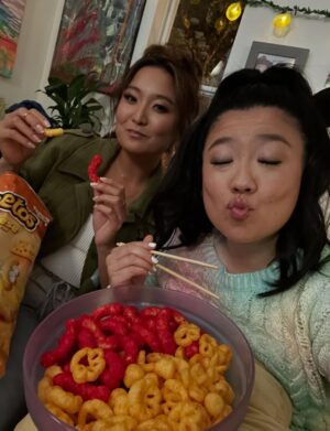 Sherry Cola Instagram - your favorite movie JOY RIDE is now on @netflix ‼️ more BTS pix/vids to come ‘cause iykyk 😻 let’s get it to NUMBER 1, cuties! 🫰