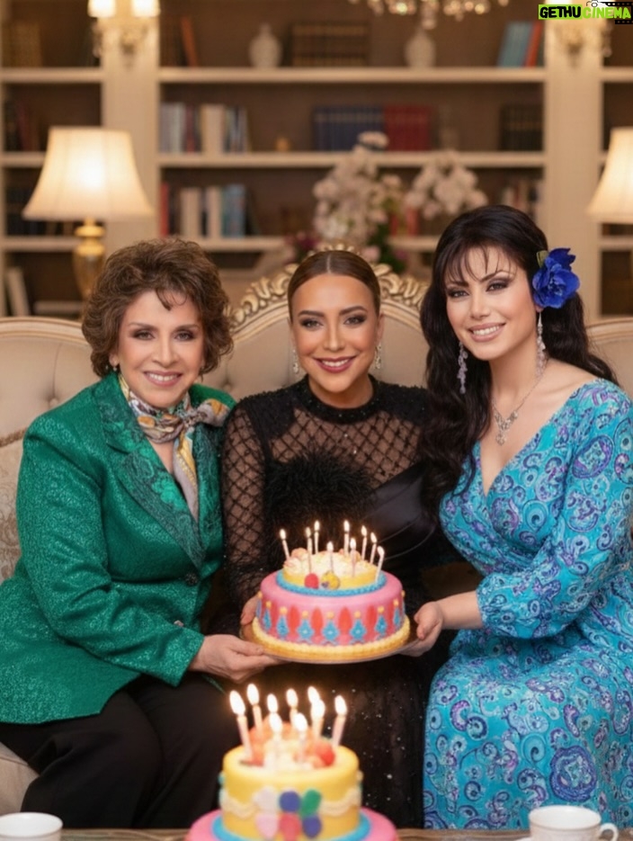 Shokran Mortga - 24.3K Likes - في عيد ميلادها النجمة السورية #شكران_مرتجى في مجموعة صور بالذكاء الاصطناعي مع أبطال مسلسل يوميات جميل وهناء أحد الأعمال البارزة والمحطات المهمة الناجحة في مسيرتها يحتفلون بعيد ميلادها وسط أجواء جميلة ويشاركونها هذا اليوم الجميل سيدة الكوميديا النجمة السورية الكبيرة #سامية_الجزائري والنجمة المعتزلة حسناء التسعينات #نورمان_أسعد  من مجلة وقت الفن نتمنى لها في عيدها ميلاد سعيد والمزيد من التألق والنجاحات كل عام وأنت بخير 
@shoukranmortajaofficial