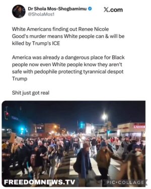Shola Mos-Shogbamimu Instagram - White Americans waking up to a new reality- some even comparing it to George Floyd.