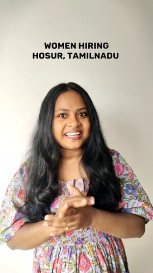 Shona Roy Instagram - Girls, your next career move is here! Hosur, Tamil Nadu is offering excellent female-only job opportunities across NAPS Apprentice, NATS Apprentice, and Staffing roles for 12th pass, ITI, Diploma, and various Degree holders.

Earn between ₹12,500–₹16,637. Age eligibility is 18–30 years, depending on the role.

Early joiners get FREE food, FREE hostel stay, and travel cost reimbursement!

 🍽️🏠✨ Apply now through the Google Form link and reach out at 7769003319 / 7769003348 / 7767002923 for details.

A safe, stable, and growth-oriented job is just one step away! 💼🌸
.
.
#jobopportunity #jobshiring #jobsindia #femalehiring #jobalert #reelsinstagram #reels #jobsintamilnadu #jobvacancy