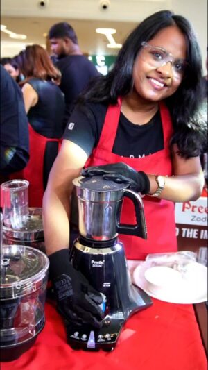 Shona Roy Instagram - From the moment I got the invite, I knew it was going to be big but this big? Preethi pulled off something massive with World Book of Records event! 🌟 Over 120 creators from across 4 cities came together, and the energy was unmatched

We actually put the Preethi Zodiac to the test — grinding some seriously tough ingredients live on the spot. From turmeric to tiles, preethi zodiac didn’t just survive... it owned it. 💪 It was all about proving power, and Preethi Zodiac made it clear: this is the worlds most powerful mixer grinder!

Being part of a record-breaking moment, watching it all unfold with fellow creators, and seeing a home appliance make history? Totally unforgettable. Preethi didn’t just host an event they made a statement. 👑🔥

#PreethiKitchenAppliances #PreethiZodiac #GrindTheImpossible #WorldBookOfRecords #WorldsMostPowerfulMixerGrinder