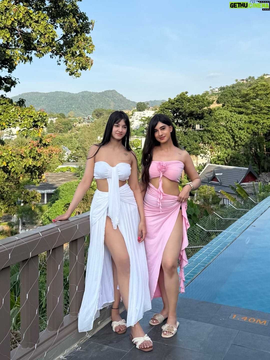 Shreya Thukral - 10.2K Likes - catch flights & cute fits, obviously 🌴🍸☀️🌊

.
.

#summer #summerlovin #vacationfit #sisters #sisterlove 

[ patong, thailand, phuket, summer, phi phi, travel, vacation]