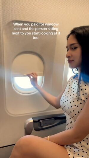 Shwe Eain Si Instagram - ကျမ seat က မြင်ကတဲ့ view က ကျမပဲကြည့်ခွင့်ရှိတယ် လာခို:မကြည့်နဲ့ 🙈😜

#travelhumor #travelreels