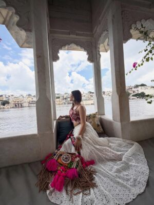 Shweta Singh Instagram - The place where I lost my heart.✨🦢🤍🪞
.
.
.
.
.
#upre #udaipur #travelling #udaipurvlogz #udaipurtimes #udaipur_diaries #outfit #udaipuroutfits #fyp #explorepage✨ #explorer #lifestyle #style #dress #foryoupage