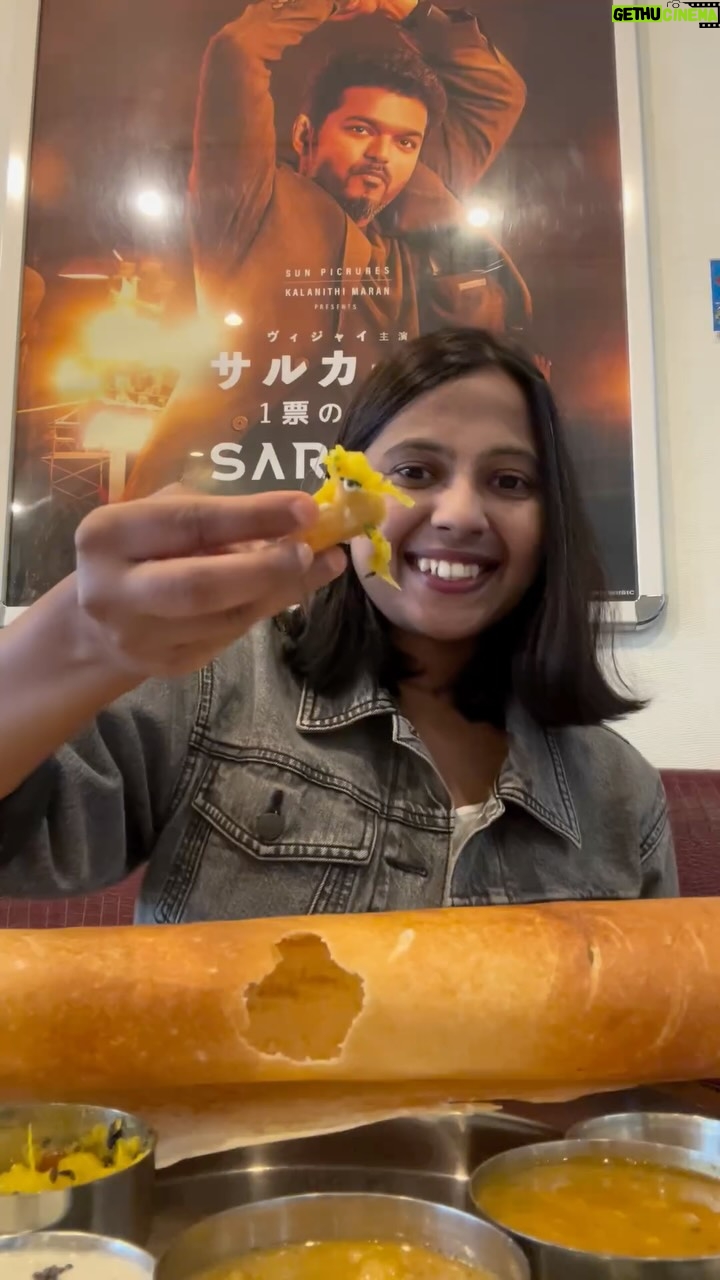 Shwetha Aradhya - 24.6K Likes - ಜಪಾನಲ್ಲಿ ದಕ್ಷಿಣ ಭಾರತದ ರೆಸ್ಟೋರೆಂಟ್ Authentic South Indian Restaurant in Tokyo🇯🇵🇮🇳
.
.
.
Visited an authentic South Indian restaurant in Tokyo and savored a delicious masala dosa. Crispy, golden, and filled with perfectly spiced potato masala, served with coconut chutney & sambar that tastes just like home. Every bite brought the warm flavors of South India all the way to Japan🇮🇳❤️🇯🇵

#southindianfood #kannadatiinjapan #foodie #indianinjapan 

📍Location: NILAA South Indian Restaurant 
Toyocho, Tokyo