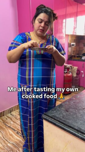 Shwetha Bandekar Instagram - Anyone like me ? Tag ur Samayal Rani 
#shwethabandekar #twinmom #contentcreator #food #momlife