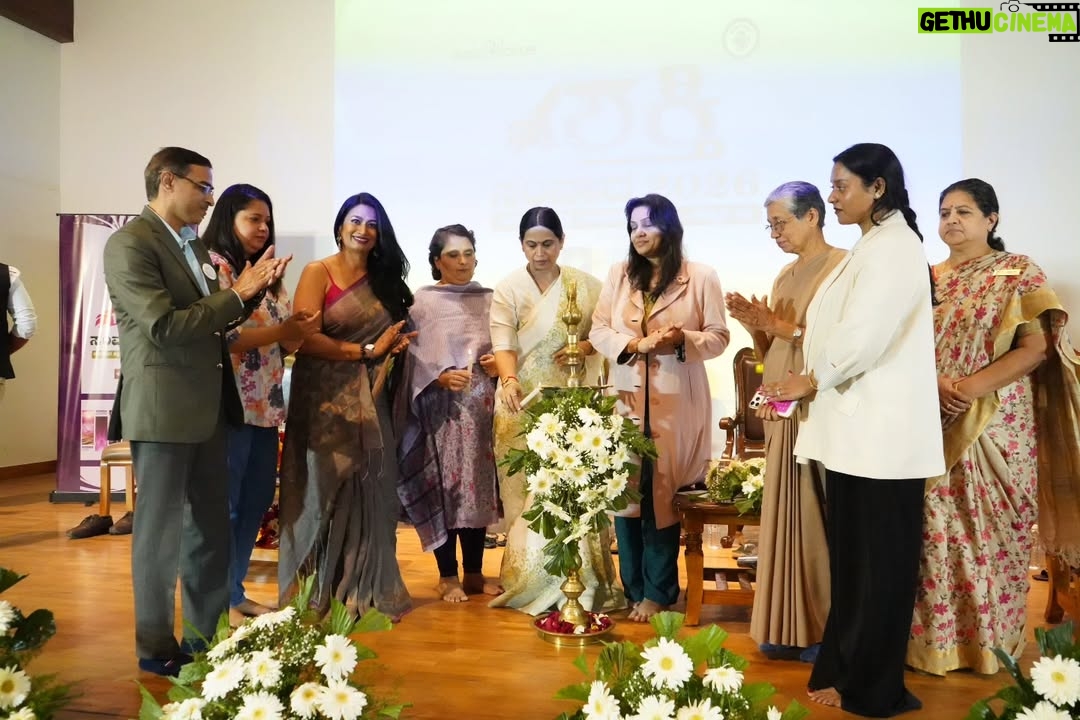 Shwetha Srivatsav - 16.5K Likes - It is an honor to be a part of the event"Shakti – 2026," a significant initiative organized by @vijaykarnataka at @mountcarmelbangaloreofficial College, which is dedicated to promoting women's empowerment.

I am grateful for the opportunity to share this platform with distinguished guests, including Mrs. Lakshmi Hebbalkar, the honorable Minister of Women & Child Development; filmmaker Mrs. Geetha Shivarajkumar; BMTF ADGP D. Roopa Maudgil; Sister M. Albina; Professor George Lekha; and Prasad Nayik.
 Special thanks to @harshitha_rakesh_mr  and to the whole vijayakarnataka digi team. 
Together, we are committed to amplifying voices, inspiring positive change, and constructing a more robust future for women.