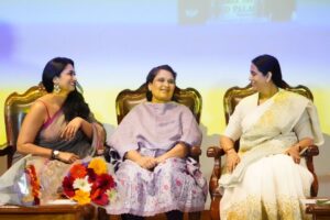 Shwetha Srivatsav Instagram - It is an honor to be a part of the event"Shakti – 2026," a significant initiative organized by @vijaykarnataka at @mountcarmelbangaloreofficial College, which is dedicated to promoting women's empowerment.

I am grateful for the opportunity to share this platform with distinguished guests, including Mrs. Lakshmi Hebbalkar, the honorable Minister of Women & Child Development; filmmaker Mrs. Geetha Shivarajkumar; BMTF ADGP D. Roopa Maudgil; Sister M. Albina; Professor George Lekha; and Prasad Nayik.
 Special thanks to @harshitha_rakesh_mr  and to the whole vijayakarnataka digi team. 
Together, we are committed to amplifying voices, inspiring positive change, and constructing a more robust future for women.