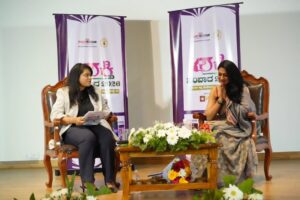 Shwetha Srivatsav Instagram - It is an honor to be a part of the event"Shakti – 2026," a significant initiative organized by @vijaykarnataka at @mountcarmelbangaloreofficial College, which is dedicated to promoting women's empowerment.

I am grateful for the opportunity to share this platform with distinguished guests, including Mrs. Lakshmi Hebbalkar, the honorable Minister of Women & Child Development; filmmaker Mrs. Geetha Shivarajkumar; BMTF ADGP D. Roopa Maudgil; Sister M. Albina; Professor George Lekha; and Prasad Nayik.
 Special thanks to @harshitha_rakesh_mr  and to the whole vijayakarnataka digi team. 
Together, we are committed to amplifying voices, inspiring positive change, and constructing a more robust future for women.