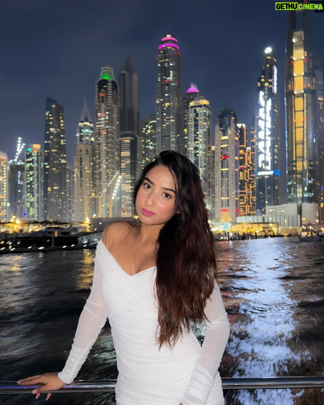 Shyrin Anicka - 128.1K Likes - The crazy day and city lights .. 🥂🤍