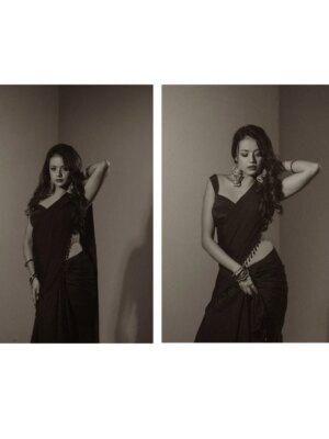 Simran Pant Instagram - TRADITION with a bold attitude - this is sari era!
Inframe : @_simranpant
HMUA: @rs_aesths
#chitraaurastudio #sari #instamood #fypシ❤️💞❤️
