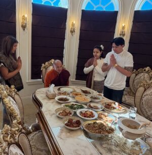 Smile Instagram - $145,000 donation and lunch offering for Thitdagar Monastery 🙏🏼🙏🏼🙏🏼 #donation