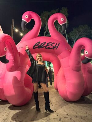 Sofía Zámolo Instagram - Cumple @pampitaoficial 🎂 en la @bresh 🩷🫦🦄