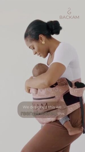 Somkele Iyamah Idhalama Instagram - Introducing our very first ‘baby’… The @backambaby Baby Carrier in our signature BB PRINT in our unisex light toffee colour. 

Designed to help both parents easily maneuver babies to the back and free up your hands to do.

#Parenting #Motherhood #BabyCarrier