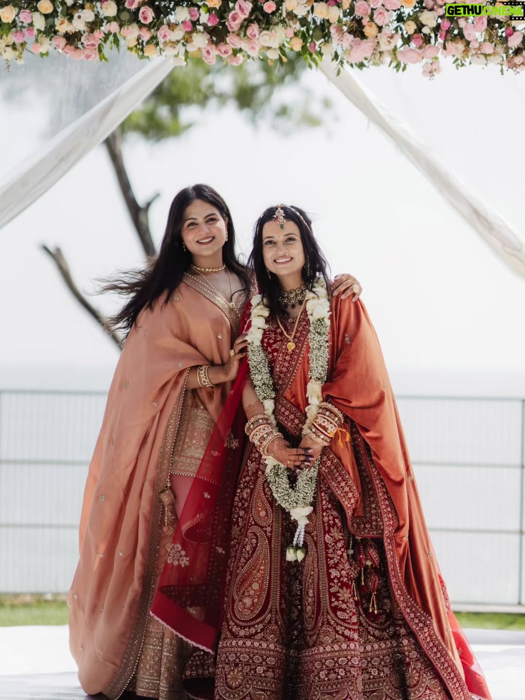 Sonal Dadhich - 22.2K Likes - The most beautiful bride, I must say. On your wedding day, you didn’t just glow—you truly shined 🫰❤️
Love you so much Bro 😘❤️

.
.
.
.
.
.
.
.
.
#SisterOfTheBride #SisterGoals #WeddingVibes #BigDayMagic
#SistersForever  #InstaWedding #ViralMoments
#ShaadiVibes #WeddingDiaries #ᴛʀᴇɴᴅɪɴɢɴᴏᴡ #InstaGood #explorepage✨ #SisterGoals  #goldenmoments #photooftheday