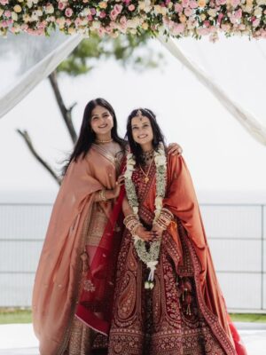 Sonal Dadhich Instagram - The most beautiful bride, I must say. On your wedding day, you didn’t just glow—you truly shined 🫰❤️
Love you so much Bro 😘❤️
.
.
.
.
.
.
.
.
.
#SisterOfTheBride #SisterGoals #WeddingVibes #BigDayMagic
#SistersForever #InstaWedding #ViralMoments
#ShaadiVibes #WeddingDiaries #ᴛʀᴇɴᴅɪɴɢɴᴏᴡ #InstaGood #explorepage✨ #SisterGoals #goldenmoments #photooftheday