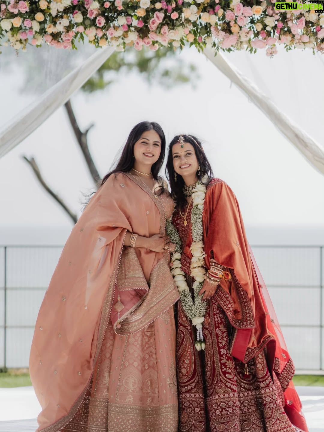 Sonal Dadhich - 22.2K Likes - The most beautiful bride, I must say. On your wedding day, you didn’t just glow—you truly shined 🫰❤️
Love you so much Bro 😘❤️

.
.
.
.
.
.
.
.
.
#SisterOfTheBride #SisterGoals #WeddingVibes #BigDayMagic
#SistersForever  #InstaWedding #ViralMoments
#ShaadiVibes #WeddingDiaries #ᴛʀᴇɴᴅɪɴɢɴᴏᴡ #InstaGood #explorepage✨ #SisterGoals  #goldenmoments #photooftheday