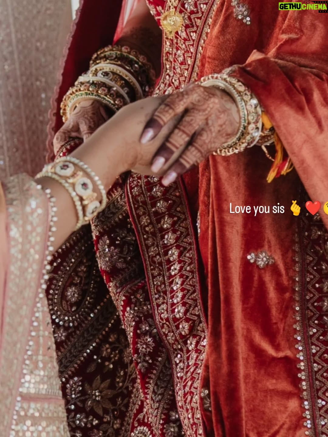 Sonal Dadhich - 22.2K Likes - The most beautiful bride, I must say. On your wedding day, you didn’t just glow—you truly shined 🫰❤️
Love you so much Bro 😘❤️

.
.
.
.
.
.
.
.
.
#SisterOfTheBride #SisterGoals #WeddingVibes #BigDayMagic
#SistersForever  #InstaWedding #ViralMoments
#ShaadiVibes #WeddingDiaries #ᴛʀᴇɴᴅɪɴɢɴᴏᴡ #InstaGood #explorepage✨ #SisterGoals  #goldenmoments #photooftheday