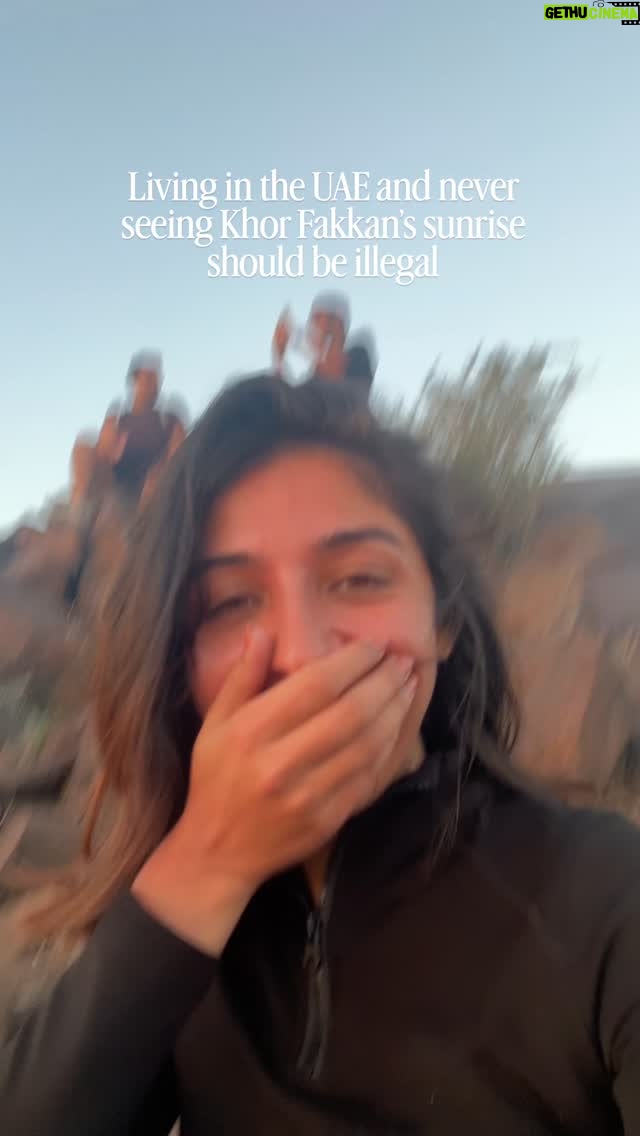 Sonam Pirani - 5K Likes - You haven’t really experienced the UAE until you’ve seen a Khor Fakkan sunrise. 

Comment for location 

#reels #reelsinstagram #reelitfeelit