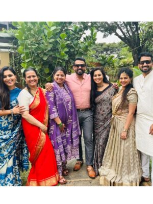 Sonu Gowda Instagram - Two souls. One spiritual promise.
Every meeting becomes a memory. 

A photo dump with my loved ones ♥️