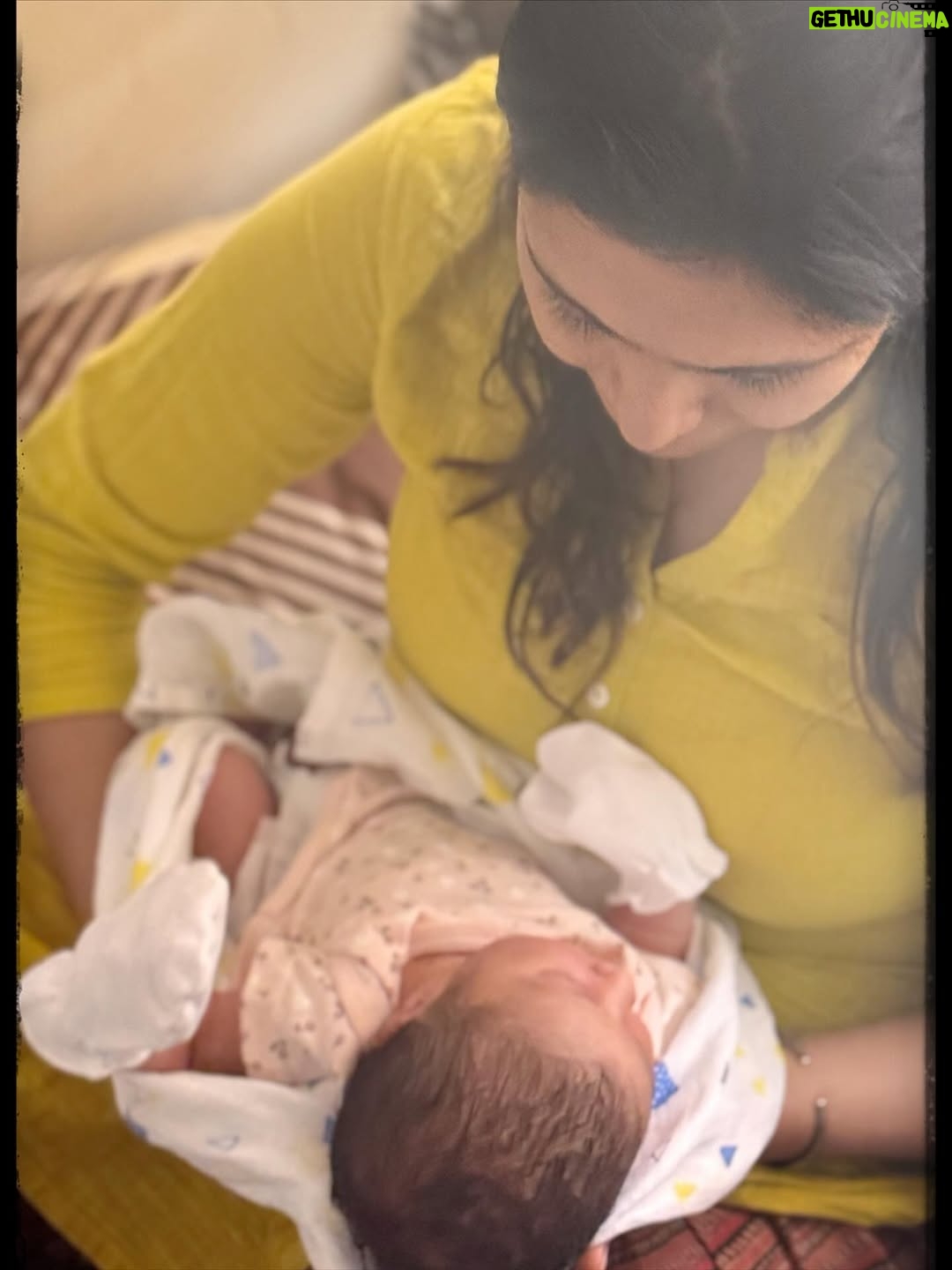 Sonu Gowda - 61.3K Likes - Sometimes you don’t know what universe has in store, what it’s trying to say, but everything feels like a miracle.Four years ago, we lost someone dear —and on the very same day, a little bundle of joy, my dream, arrived. She’s been magic in human form.It was a natural delivery,her water bag broke in the morning, and by evening she was here. She didn’t cry when she was born, she just looked at everyone quietly, and after half an hour, she made her first little “huyyaaa” sound.The first three months, I was paranoid, constantly wondering if we were doing things right, if mom and daughter were okay, if I was capable enough. It was tough. Then came her little surprises — turning around for the first time on her parents’ wedding anniversary, Feb 18th.
On March 17th, we pierced her tiny ears.
On March 23rd, my birthday, we named her SHARADA.From calling her “Amma” first, to saying “Thatha” (her most favouritest), “Ammummummm” to my mom, and “Pop” to her dad — every word melted our hearts. At first, she didn’t know what to call me it was “ayeee bhaaa”… and now it’s “Maaaaaa baaaa”the sweetest sound in my world. 💖Those midnight cuddles, when she rolls over me and holds my hand tight, that’s the best feeling ever.All we wanted was for her to enjoy the little things, to experience travel, food, colors, sounds, and love. She loves singing and dancing,I still remember how she stole the show at our cousin’s wedding,dancing her heart out with pure excitement till the end. No toy lasts more than an hour — her favorite things are plates, bowls, and spoons. She loves running around the house, hitting them like little instruments.Every animal she sees is a “bow bow,” and whenever she spots God, she folds her tiny hands and says “Jai Jai.”Now she feeds me, and when I act angry or sad, she tries to make me laugh. I know I could write pages about her,never-ending stories of her little miracles. Our days are filled with a million tiny blessings — and today, my little sunshine turns ONE. All I ask is for your love and prayers for my Sharadha — my heart, my miracle, my everything. ♥️♥️♥️ 

Last video by @reflectionsbysupriya