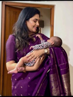 Sonu Gowda Instagram - Sometimes you don’t know what universe has in store, what it’s trying to say, but everything feels like a miracle.Four years ago, we lost someone dear —and on the very same day, a little bundle of joy, my dream, arrived. She’s been magic in human form.It was a natural delivery,her water bag broke in the morning, and by evening she was here. She didn’t cry when she was born, she just looked at everyone quietly, and after half an hour, she made her first little “huyyaaa” sound.The first three months, I was paranoid, constantly wondering if we were doing things right, if mom and daughter were okay, if I was capable enough. It was tough. Then came her little surprises — turning around for the first time on her parents’ wedding anniversary, Feb 18th.
On March 17th, we pierced her tiny ears.
On March 23rd, my birthday, we named her SHARADA.From calling her “Amma” first, to saying “Thatha” (her most favouritest), “Ammummummm” to my mom, and “Pop” to her dad — every word melted our hearts. At first, she didn’t know what to call me it was “ayeee bhaaa”… and now it’s “Maaaaaa baaaa”the sweetest sound in my world. 💖Those midnight cuddles, when she rolls over me and holds my hand tight, that’s the best feeling ever.All we wanted was for her to enjoy the little things, to experience travel, food, colors, sounds, and love. She loves singing and dancing,I still remember how she stole the show at our cousin’s wedding,dancing her heart out with pure excitement till the end. No toy lasts more than an hour — her favorite things are plates, bowls, and spoons. She loves running around the house, hitting them like little instruments.Every animal she sees is a “bow bow,” and whenever she spots God, she folds her tiny hands and says “Jai Jai.”Now she feeds me, and when I act angry or sad, she tries to make me laugh. I know I could write pages about her,never-ending stories of her little miracles. Our days are filled with a million tiny blessings — and today, my little sunshine turns ONE. All I ask is for your love and prayers for my Sharadha — my heart, my miracle, my everything. ♥️♥️♥️ 

Last video by @reflectionsbysupriya