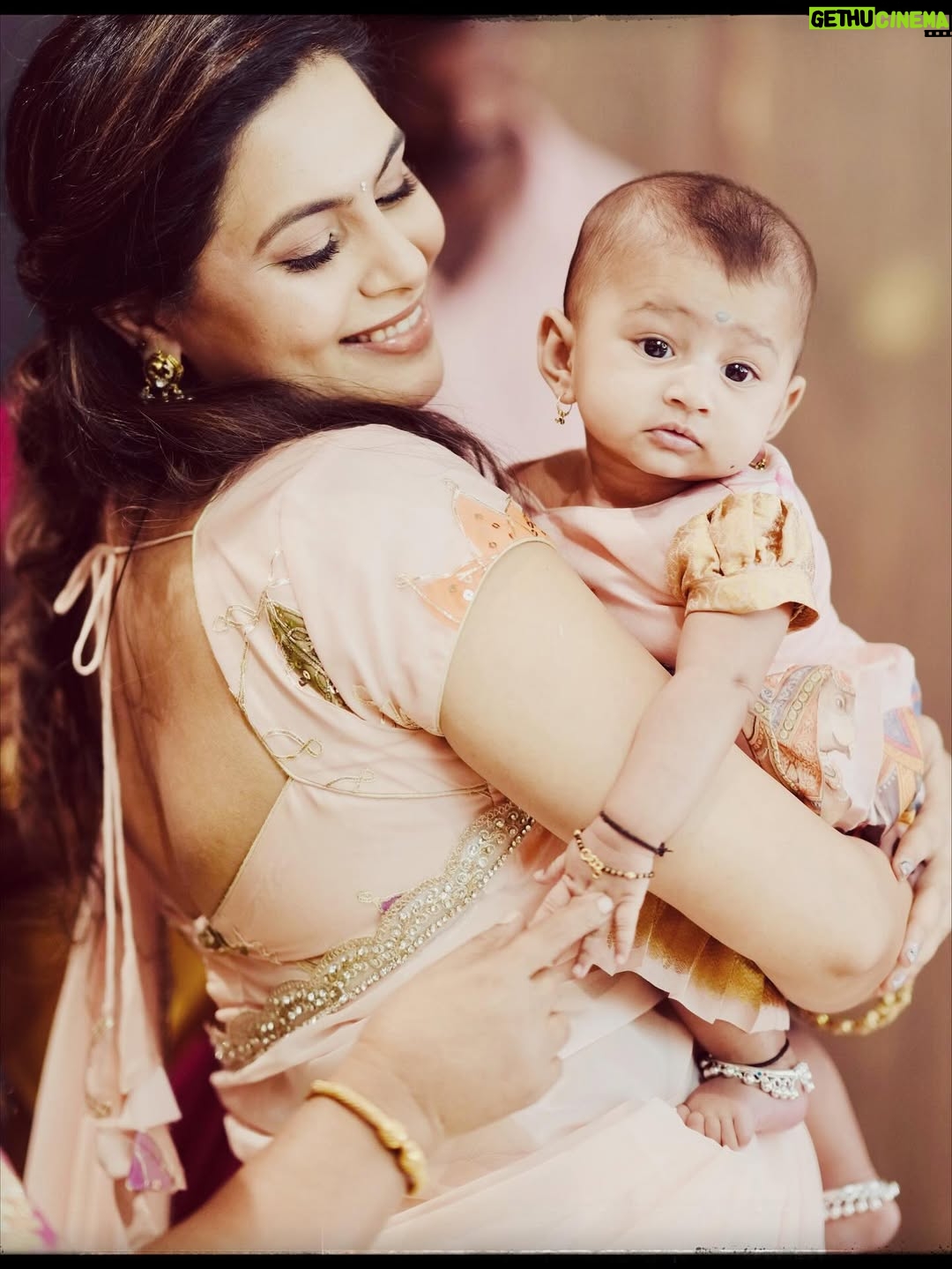 Sonu Gowda - 61.3K Likes - Sometimes you don’t know what universe has in store, what it’s trying to say, but everything feels like a miracle.Four years ago, we lost someone dear —and on the very same day, a little bundle of joy, my dream, arrived. She’s been magic in human form.It was a natural delivery,her water bag broke in the morning, and by evening she was here. She didn’t cry when she was born, she just looked at everyone quietly, and after half an hour, she made her first little “huyyaaa” sound.The first three months, I was paranoid, constantly wondering if we were doing things right, if mom and daughter were okay, if I was capable enough. It was tough. Then came her little surprises — turning around for the first time on her parents’ wedding anniversary, Feb 18th.
On March 17th, we pierced her tiny ears.
On March 23rd, my birthday, we named her SHARADA.From calling her “Amma” first, to saying “Thatha” (her most favouritest), “Ammummummm” to my mom, and “Pop” to her dad — every word melted our hearts. At first, she didn’t know what to call me it was “ayeee bhaaa”… and now it’s “Maaaaaa baaaa”the sweetest sound in my world. 💖Those midnight cuddles, when she rolls over me and holds my hand tight, that’s the best feeling ever.All we wanted was for her to enjoy the little things, to experience travel, food, colors, sounds, and love. She loves singing and dancing,I still remember how she stole the show at our cousin’s wedding,dancing her heart out with pure excitement till the end. No toy lasts more than an hour — her favorite things are plates, bowls, and spoons. She loves running around the house, hitting them like little instruments.Every animal she sees is a “bow bow,” and whenever she spots God, she folds her tiny hands and says “Jai Jai.”Now she feeds me, and when I act angry or sad, she tries to make me laugh. I know I could write pages about her,never-ending stories of her little miracles. Our days are filled with a million tiny blessings — and today, my little sunshine turns ONE. All I ask is for your love and prayers for my Sharadha — my heart, my miracle, my everything. ♥️♥️♥️ 

Last video by @reflectionsbysupriya