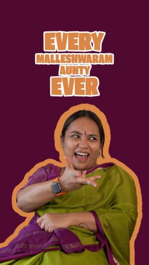Sonu Venugopal Instagram - Every Malleswaram Aunty Ever
.
.
.
.
.
#réel #kannada #comedy #bengaluru #sketches
