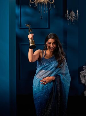 Sri Gouri Priya Instagram - Firsts are always special, they say!
My first SIIMA for my debut feature film in Tamizh - Lover!🥰
Receiving this Best debutante award has truly been a wonderful yet a humbling experience!
Big big thanks to God, universe, my parents, friends, well wishers, the makers and the co- actors of Lover, audience and to CINEMA!❤️
Thank you to the entire team of @siimawards ❤️
Styled by - @raji.raaga09 😘
Outfit - @varunchakkilam
Hair and Make up - @nihals_hairandbeautysalon
Accessories - @the_jewel_gallery
Shot by - @bickibossstudio
