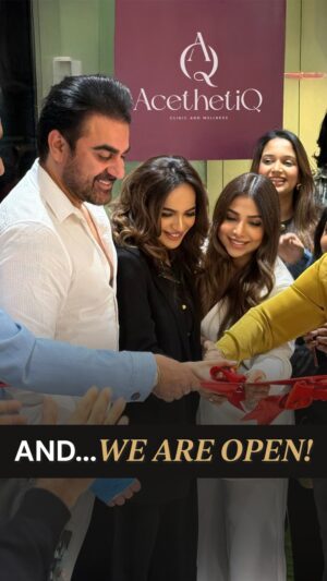 Sshura Khan Instagram - A beautiful beginning, made better by the people who shared it with us. Thank you for being there, for the love, and for making this feel real. We couldn’t have imagined a more meaningful beginning.❤️

AcethetiQ is now open and accepting appointments from this week onwards.

#SelfCare #AcethetiQ #acethetiqclinicandwellness #sshurakhan #draashnakanchwala