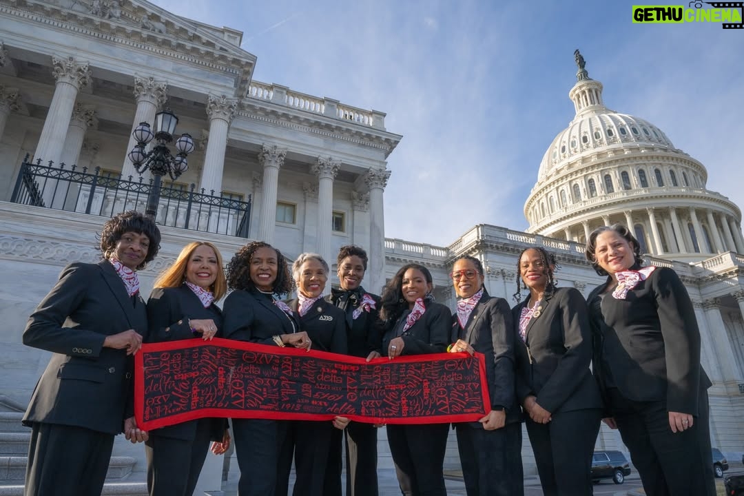 Stacey Plaskett - 213 Likes - Happy 113th Founders Day to Delta Sigma Theta Sorority, Incorporated!
 
It was an honor to join my sorors on the steps of the U.S. Capitol to celebrate this milestone anniversary and the enduring legacy of our 22 phenomenal founders.
 
The work continues, and I am proud to stand with my sisters in service to our nation and our communities.
OO-OOP! 🔺❤️