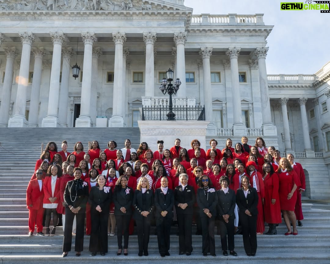 Stacey Plaskett - 213 Likes - Happy 113th Founders Day to Delta Sigma Theta Sorority, Incorporated!
 
It was an honor to join my sorors on the steps of the U.S. Capitol to celebrate this milestone anniversary and the enduring legacy of our 22 phenomenal founders.
 
The work continues, and I am proud to stand with my sisters in service to our nation and our communities.
OO-OOP! 🔺❤️