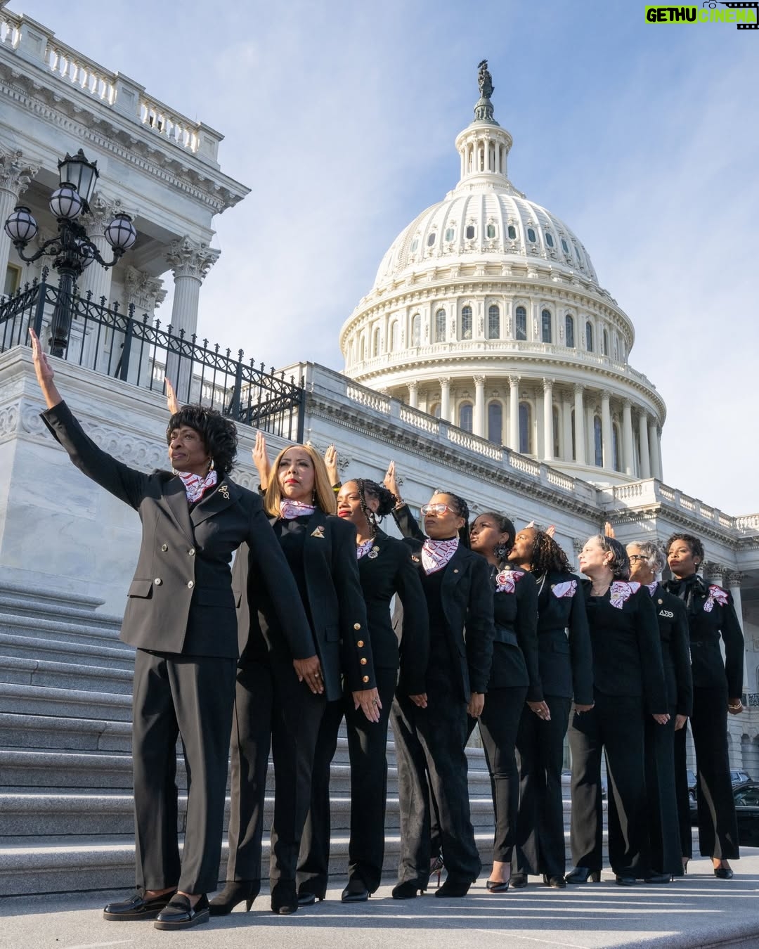 Stacey Plaskett - 213 Likes - Happy 113th Founders Day to Delta Sigma Theta Sorority, Incorporated!
 
It was an honor to join my sorors on the steps of the U.S. Capitol to celebrate this milestone anniversary and the enduring legacy of our 22 phenomenal founders.
 
The work continues, and I am proud to stand with my sisters in service to our nation and our communities.
OO-OOP! 🔺❤️