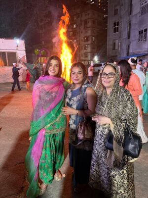 Sukhmani Gambhir Instagram - Humari First Lohri as Mr and Mrs Singh Gambhir ❤️