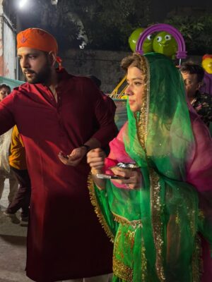 Sukhmani Gambhir Instagram - Humari First Lohri as Mr and Mrs Singh Gambhir ❤️