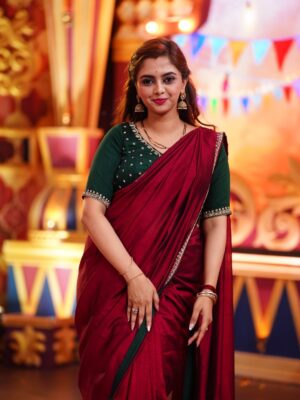 Sukrutha Nag Instagram - ❤️Saree vibes only❤️
.
.
Pc:- @iam_mrinalkashyap 🥰